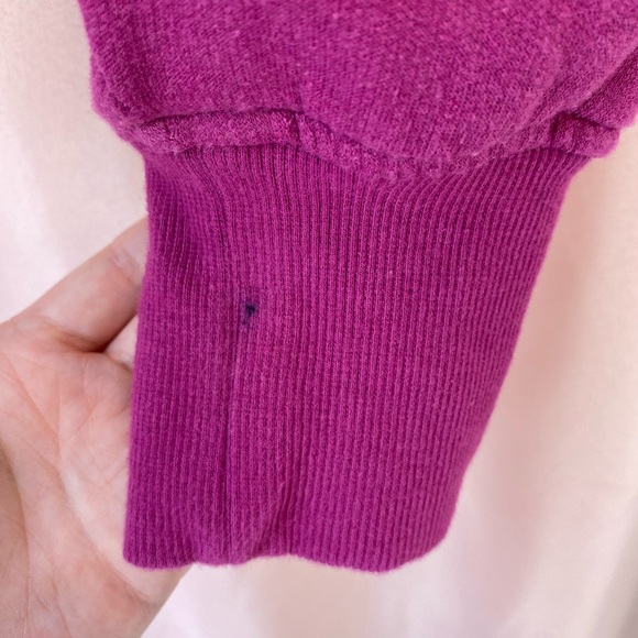 UGG KEIRA CROPPED HOODIE IN PINK/PURPLE - Picture 4 of 6